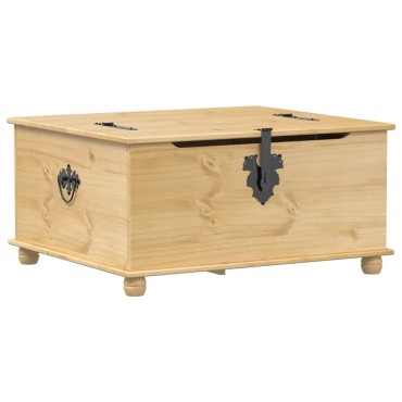 vidaXL Κουτί Αποθήκευσης Corona 90x78x45cm από Μασίφ Ξύλο Πεύκου 1 τεμ.