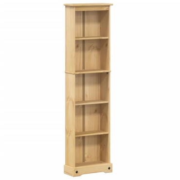 vidaXL Βιβλιοθήκη Corona 46x20x170cm από Μασίφ Ξύλο Πεύκου 1 τεμ.