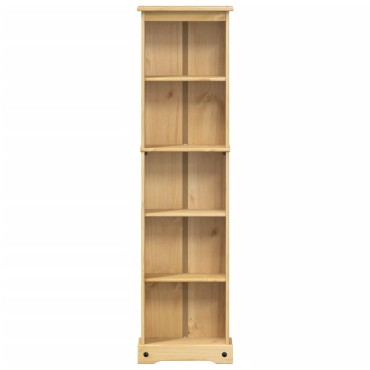 vidaXL Βιβλιοθήκη Corona 46x20x170cm από Μασίφ Ξύλο Πεύκου 1 τεμ.