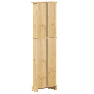 vidaXL Βιβλιοθήκη Corona 46x20x170cm από Μασίφ Ξύλο Πεύκου 1 τεμ.
