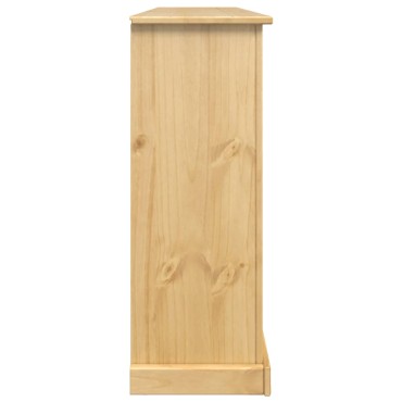 vidaXL Παπουτσοθήκη Corona 99x32x85cm από Μασίφ Ξύλο Πεύκου