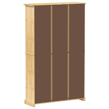 vidaXL Παπουτσοθήκη Corona 99x32x163,5cm από Μασίφ Ξύλο Πεύκου