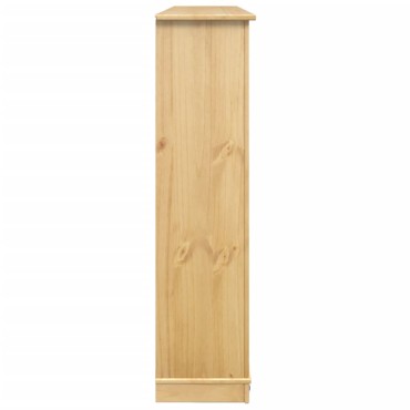 vidaXL Παπουτσοθήκη Corona 99x32x124,5cm από Μασίφ Ξύλο Πεύκου