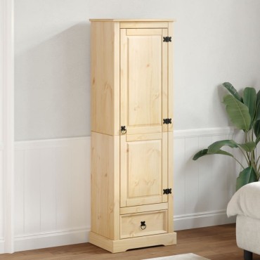 vidaXL Ντουλάπα Corona 55x38x170cm από Μασίφ Ξύλο Πεύκου 1 τεμ.