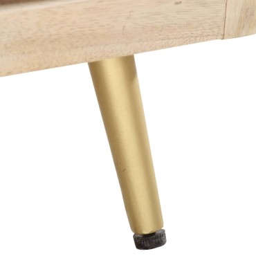 vidaXL Τραπεζάκι Σαλονιού 90x45x40cm από Μασίφ Ξύλο Μάνγκο 1 τεμ.