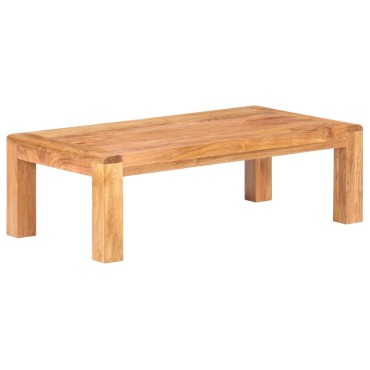 vidaXL Τραπεζάκι Σαλονιού 110x60x35cm Μασίφ Ακακία Μελί Φινίρισμα 1 τεμ.