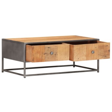 vidaXL Τραπεζάκι Σαλονιού 90x50x35cm από Μασίφ Ανακυκλωμένο Ξύλο 1 τεμ.