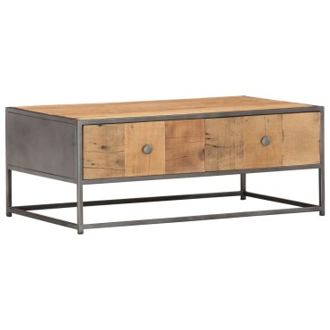 vidaXL Τραπεζάκι Σαλονιού 90x50x35cm από Μασίφ Ανακυκλωμένο Ξύλο 1 τεμ.