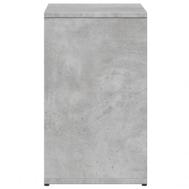 vidaXL Τραπέζι Βοηθητικό Γκρι Σκυροδέματος 50x30x50cm Επεξ. Ξύλο 1 τεμ.