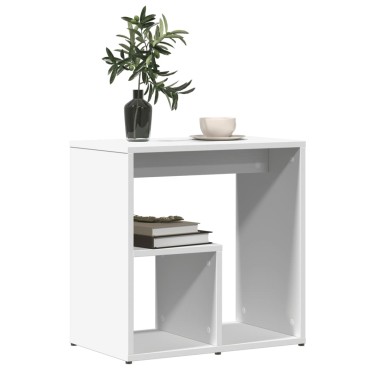 vidaXL Τραπέζια Βοηθητικά 2 τεμ. Λευκά 50x30x50cm Επεξεργασμένο Ξύλο