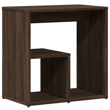 vidaXL Βοηθητικό Τραπέζι Καφέ Δρυς 50x30x50cm Επεξεργασμένο Ξύλο 1 τεμ.
