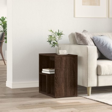 vidaXL Βοηθητικό Τραπέζι Καφέ Δρυς 50x30x50cm Επεξεργασμένο Ξύλο 1 τεμ.