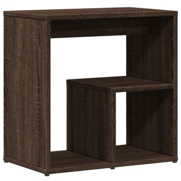 vidaXL Βοηθητικό Τραπέζι Καφέ Δρυς 50x30x50cm Επεξεργασμένο Ξύλο 1 τεμ.