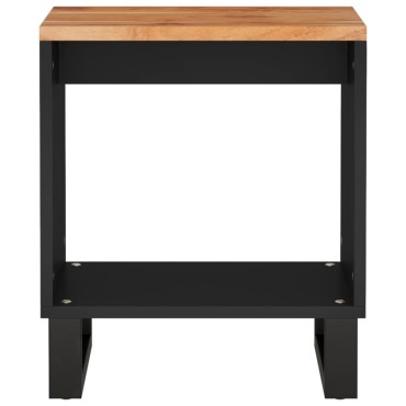 vidaXL Τραπεζάκι Σαλονιού 40x31x46cm Μασίφ Ξύλο Ακακίας & Επεξ. Ξύλο 1 τεμ.