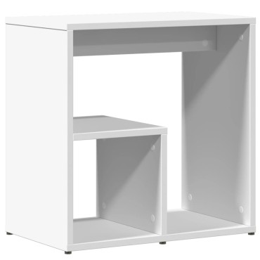 vidaXL Τραπέζι Βοηθητικό Λευκό 50x30x50cm από Επεξεργασμένο Ξύλο 1 τεμ.