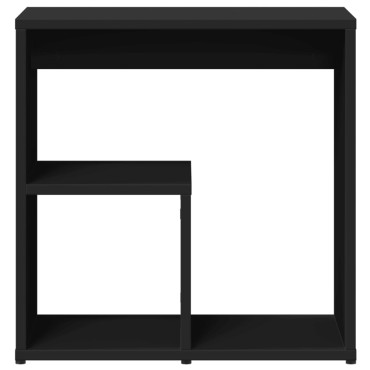 vidaXL Τραπέζι Βοηθητικό Μαύρο 50x30x50cm από Επεξεργασμένο Ξύλο 1 τεμ.