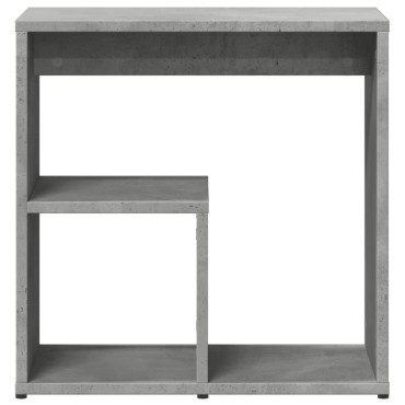 vidaXL Βοηθητικά Τραπέζια 2 τεμ. Γκρι Σκυροδ. 50x30x50cm Επεξ. Ξύλο