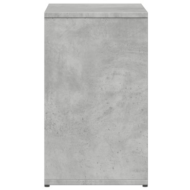 vidaXL Βοηθητικά Τραπέζια 2 τεμ. Γκρι Σκυροδ. 50x30x50cm Επεξ. Ξύλο