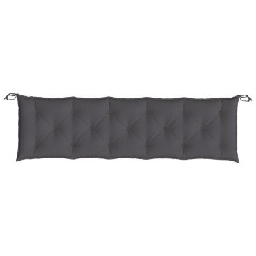 vidaXL Μαξιλάρι Πάγκου Κήπου Ανθρακί 180x50x7cm Ύφασμα Oxford