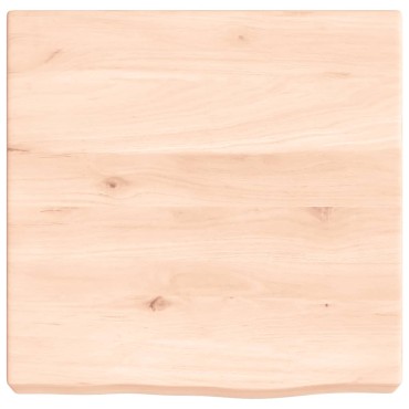 vidaXL Πάγκος Μπάνιου 40 x 40 x (2-6) εκ. από Ακατέργαστο Μασίφ Ξύλο