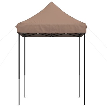 vidaXL Τέντα Εκδηλώσεων Πτυσσόμενη Pop-Up Καφέ 200x200x306 εκ.