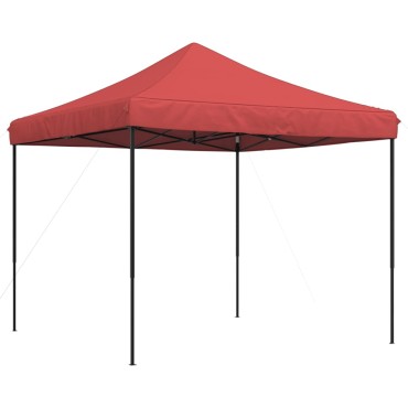 vidaXL Τέντα Εκδηλώσεων Πτυσσόμενη Pop-Up Μπορντό 292x292x315 εκ.