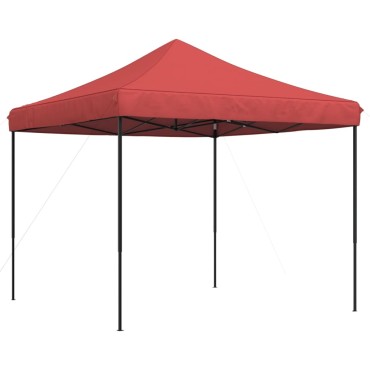 vidaXL Τέντα Εκδηλώσεων Πτυσσόμενη Pop-Up Μπορντό 292x292x315 εκ.