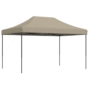 vidaXL Τέντα Εκδηλώσεων Πτυσσόμενη Pop-Up Taupe 440x292x315 εκ.