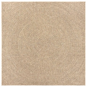 vidaXL Χαλί ZIZUR Όψη Γιούτας Εσωτ. & Εξωτ. Χώρου 200x200cm