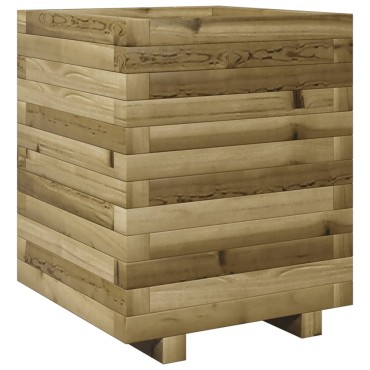 vidaXL Ζαρντινιέρα 40x40x49,5 εκ. Εμποτισμ. Ξύλο Πεύκου