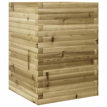 vidaXL Ζαρντινιέρα 50x50x68,5 εκ. Εμποτισμ. Ξύλο Πεύκου