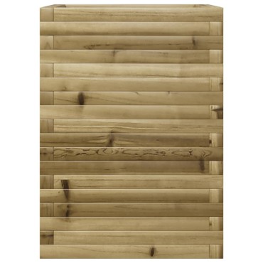vidaXL Ζαρντινιέρα 50x50x68,5 εκ. Εμποτισμ. Ξύλο Πεύκου