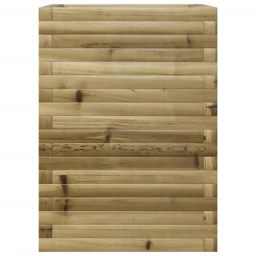 vidaXL Ζαρντινιέρα 50x50x68,5 εκ. Εμποτισμ. Ξύλο Πεύκου