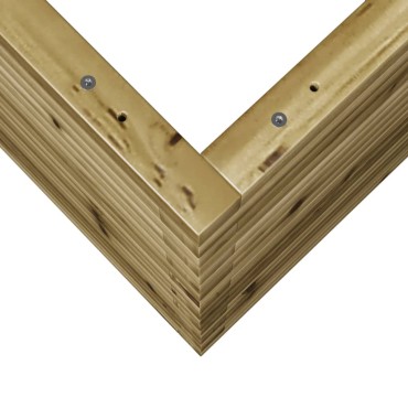 vidaXL Ζαρντινιέρα 50x50x68,5 εκ. Εμποτισμ. Ξύλο Πεύκου