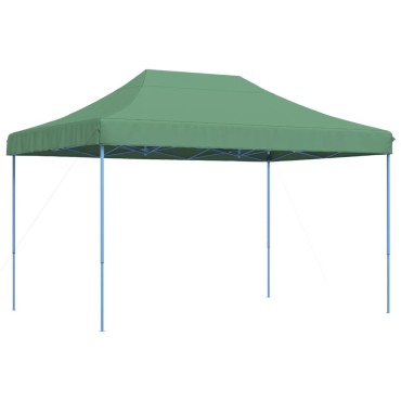 vidaXL Τέντα Εκδηλώσεων Πτυσσόμενη Pop-Up Πράσινο 410x279x315 εκ.