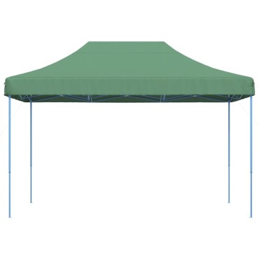 vidaXL Τέντα Εκδηλώσεων Πτυσσόμενη Pop-Up Πράσινο 410x279x315 εκ.