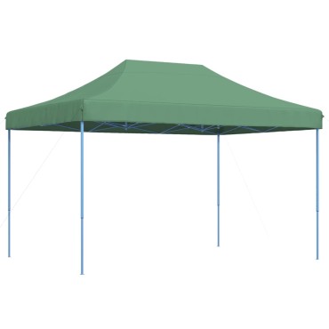 vidaXL Τέντα Εκδηλώσεων Πτυσσόμενη Pop-Up Πράσινο 410x279x315 εκ.
