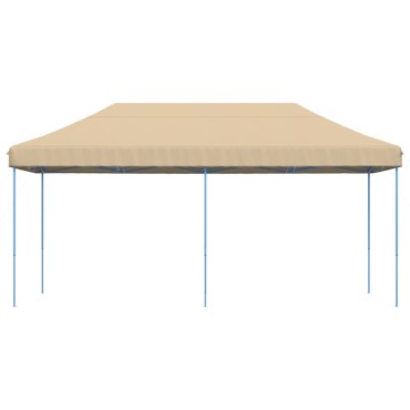 vidaXL Τέντα Εκδηλώσεων Πτυσσόμενη Pop-Up Μπεζ 580x292x315 εκ.