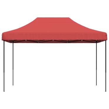 vidaXL Τέντα Εκδηλώσεων Πτυσσόμενη Pop-Up Μπορντό 410x279x315 εκ.