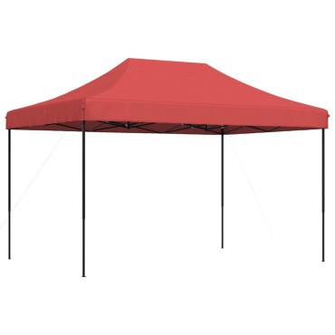 vidaXL Τέντα Εκδηλώσεων Πτυσσόμενη Pop-Up Μπορντό 410x279x315 εκ.
