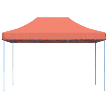 vidaXL Τέντα Εκδηλώσεων Πτυσσόμενη Pop-Up Τερακότα 410x279x315 εκ.