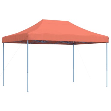 vidaXL Τέντα Εκδηλώσεων Πτυσσόμενη Pop-Up Τερακότα 410x279x315 εκ.