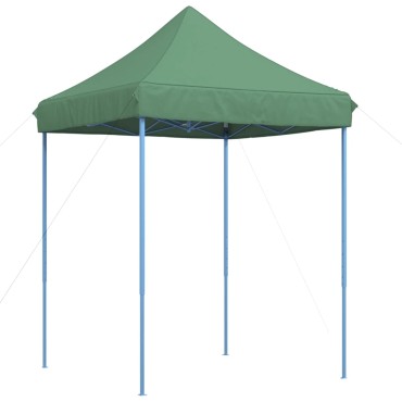 vidaXL Τέντα Εκδηλώσεων Πτυσσόμενη Pop-Up Πράσινο 410x279x315 εκ.