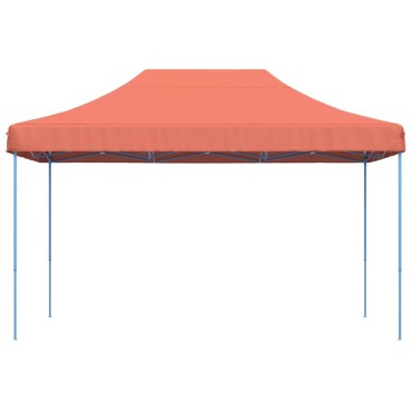 vidaXL Τέντα Εκδηλώσεων Πτυσσόμενη Pop-Up Τερακότα 440x292x315 εκ.
