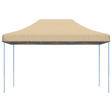 vidaXL Τέντα Εκδηλώσεων Πτυσσόμενη Pop-Up Μπεζ 440x292x315 εκ.