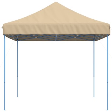 vidaXL Τέντα Εκδηλώσεων Πτυσσόμενη Pop-Up Μπεζ 440x292x315 εκ.