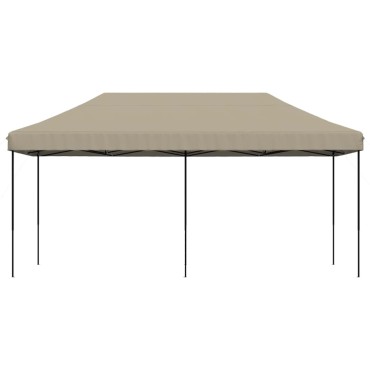 vidaXL Τέντα Εκδηλώσεων Πτυσσόμενη Pop-Up Taupe 580x292x315 εκ.