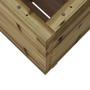 vidaXL Ζαρντινιέρα 50x50x72,5 εκ. Εμποτισμ. Ξύλο Πεύκου