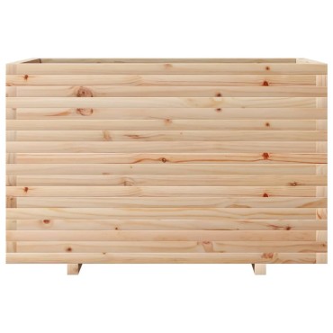 vidaXL Ζαρντινιέρα 110x60x72 εκ. από Μασίφ Ξύλο Πεύκου