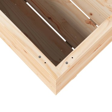 vidaXL Ζαρντινιέρα 110x60x72 εκ. από Μασίφ Ξύλο Πεύκου